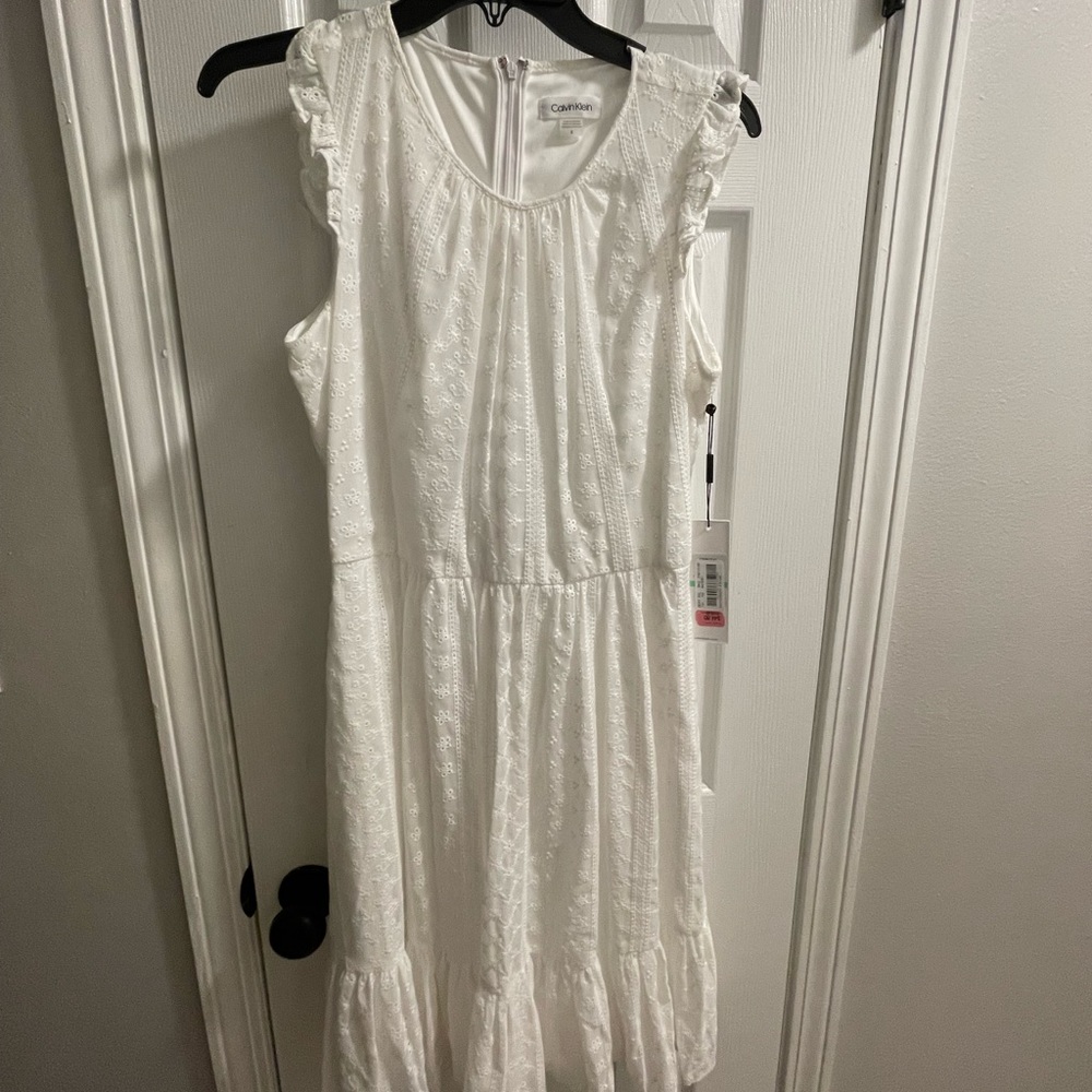 White Calvin Klein dress size 8
